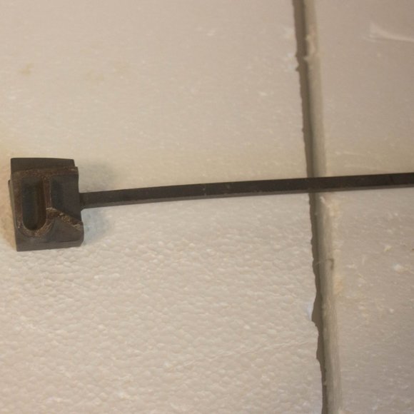 Lyman Steak Branding Iron R/M/W Vintage USA 16" - Picture 4 of 12